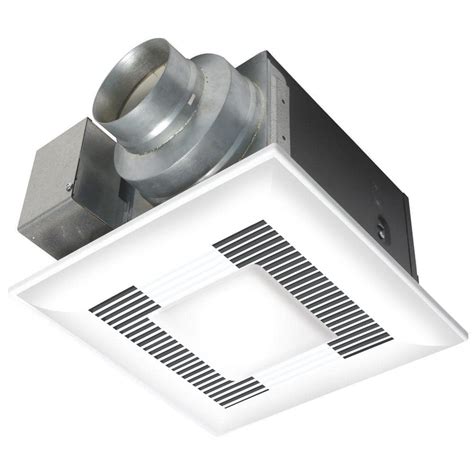 Panasonic Deluxe 110 CFM Ceiling Exhaust Fan with CFL Light-FV-11VQL6 - The Home Depot