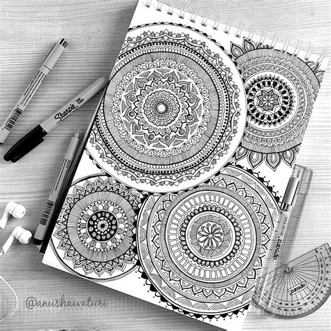 Pin by Anusha Ivaturi | Watercolor Ar on Mandala design art | Mandala artwork, Mandala design ...