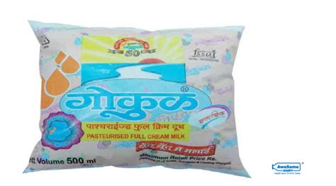 Gokul Buffalo milk 500 ml - Awesome Dairy