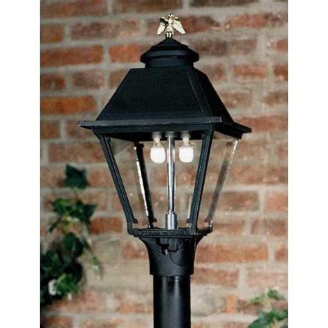 Gaslite America Gl300 Cast Aluminum Manual Ignition Natural Gas Light With Dual Mantle Burner ...