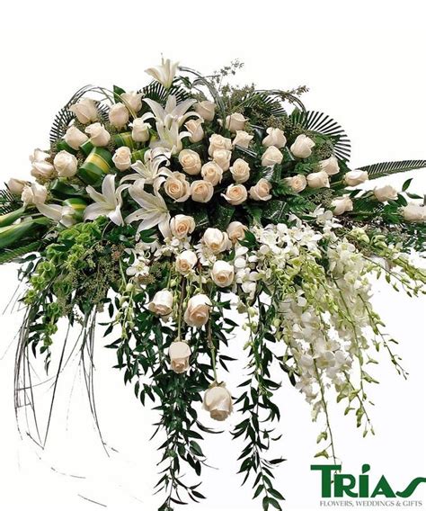 Miami Florist - Flower Delivery Miami by Trias Flowers | Church flower arrangements, Casket ...