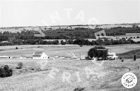 Vintage Aerial | Iowa | Keokuk County | 1976 | 43-HKE-32