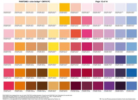 Carta color Pantone 12 | Color Pantone chart 12 | Pantone, Carta pantone, Paletas de colores