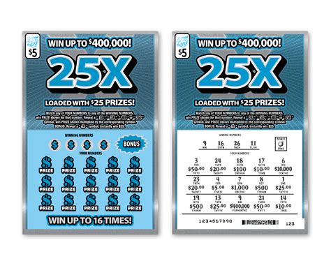 25X Multiplier | Instant Ticket | Illinois Lottery