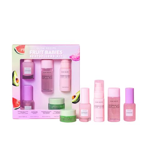 Buy Glow Recipe Fruit Babies Skincare Kit - Gift Set with Retinol Eye , Oil Free Face ...