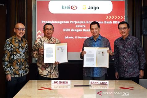 Disetujui KSEI, Bank Jago luncurkan layanan bank RDN - ANTARA News