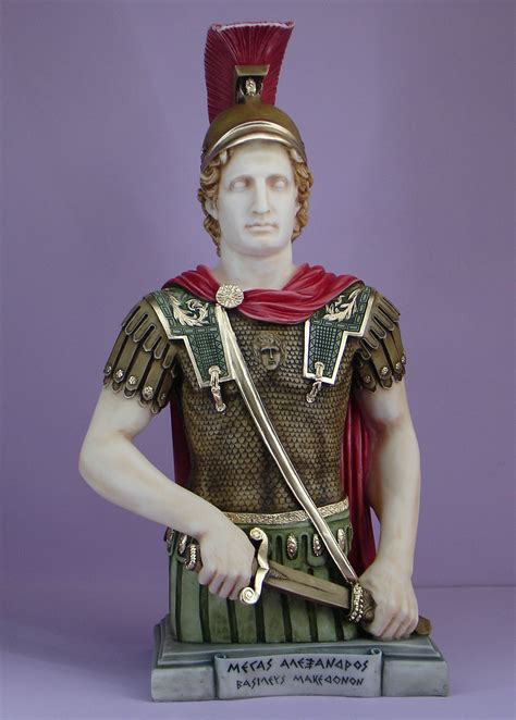 Alexander the Great statue made of Alabaster - eStatueShop