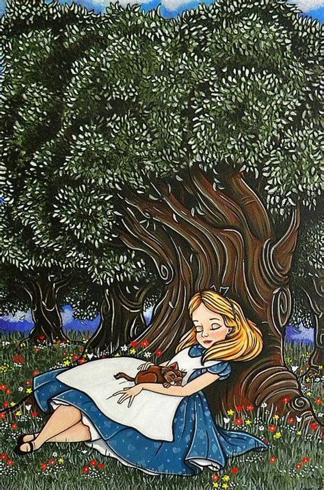 Alice Under The Tree by Laura A Alice In Wonderland Artwork, Alice In Wonderland Tea Party, The ...