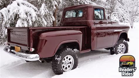 1955 Chevy Pickup 4X4 is a Restored Classic Truck, a Hot Rod, and an Off-Roader