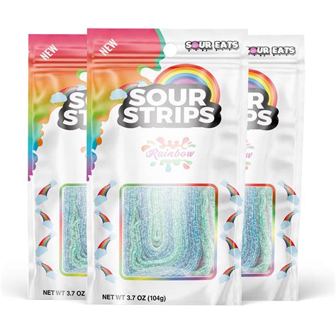 Rainbow Sour Strips - Sour Eats