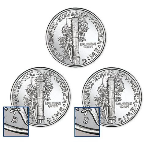 The Uncirculated Mercury Silver Dime Collection