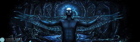 Shamanic healing art commission - Louis Dyer Visionary Digital Artist