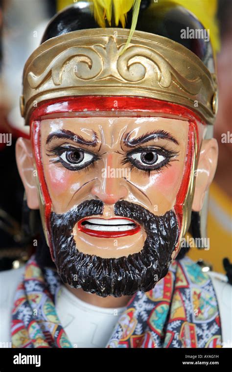 Moriones Mask At The Annual Easter Moriones Festival In The Stock Photo, Royalty Free Image ...