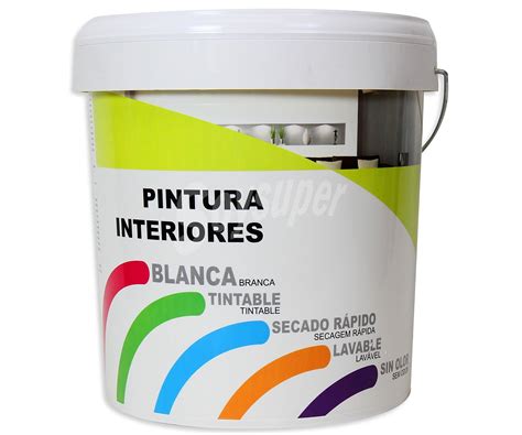 Productos Económicos Alcampo Bote de 10l. de pintura blanca mate para ...