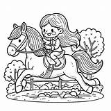 Horse Riding Coloring Pages 🐴 6 Free Printable Sheets sketch template