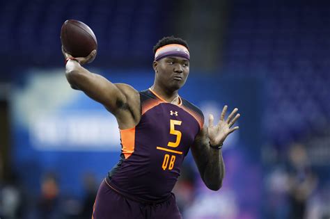 How did Dwayne Haskins perform at the NFL Combine?