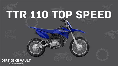 TTR 110 Top Speed: Fastest Pit bike, But No Parts - Dirt Bike Vault