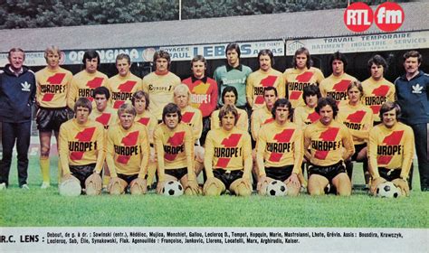 R.C LENS 1976-77.