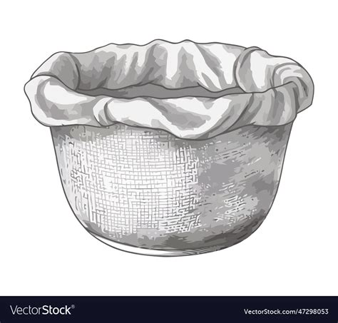 Empty basket for food Royalty Free Vector Image