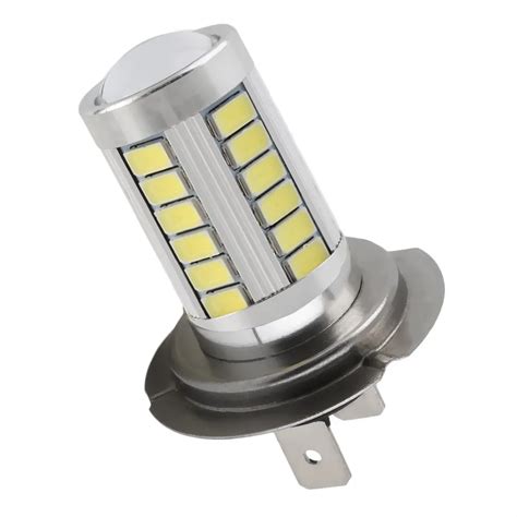 Mini H7 led Car Light 5630 33SMD LED Bulb Headlamp 12V 800lm Day time ...