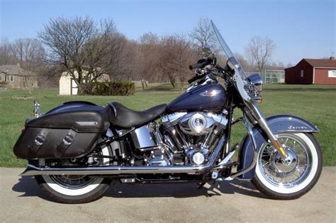 Deluxe with Roadking Saddlebags. - Harley Davidson Forums