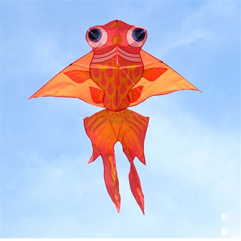 66 Inch Fish Kite Single Line Outdoor Fun Sports Toys Delta Kites For ...