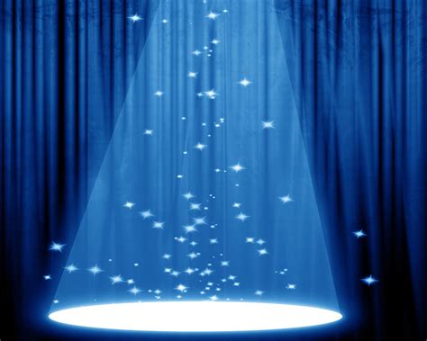 Blue stage lighting Free PPT Backgrounds for your PowerPoint Templates