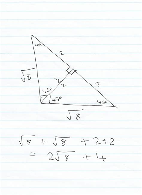 geometry - Right -angled triangle perimeter question - Mathematics ...