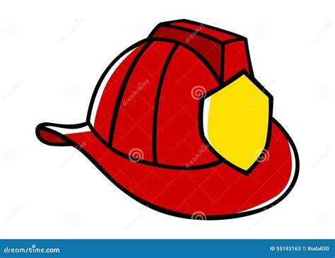 Firefighter Helmet Icon Black. Single Silhouette Fire Equipment Icon ...