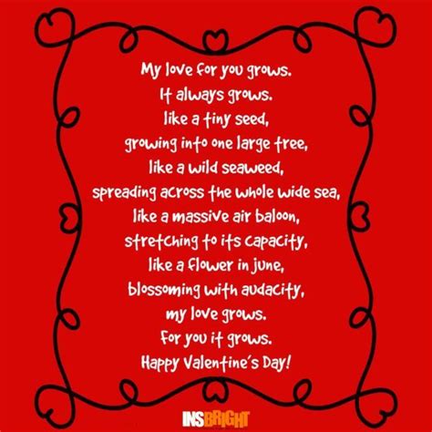 Happy Valentine’s Day Poems With Images | Valentine poems for husband ...