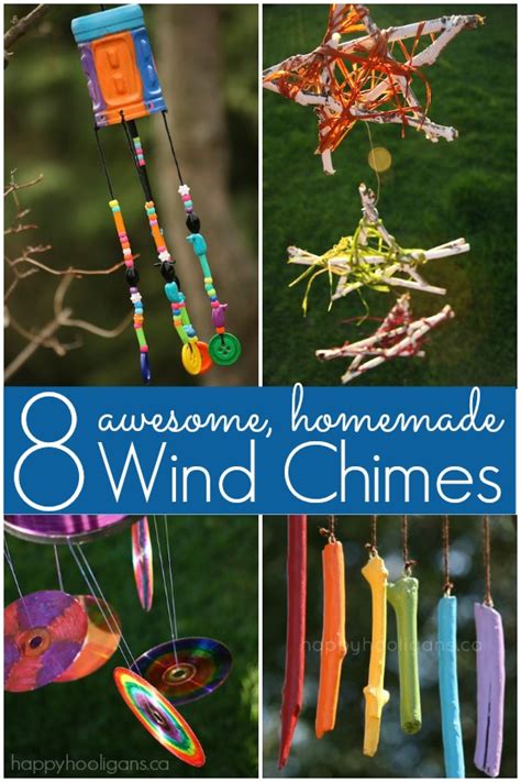 8 Homemade Wind Chimes for Kids - Happy Hooligans