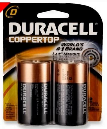 Duracell Battery D Type-Pack Of 2 at Rs 289/pack | Duracell Alkaline Battery Cell in New Delhi ...