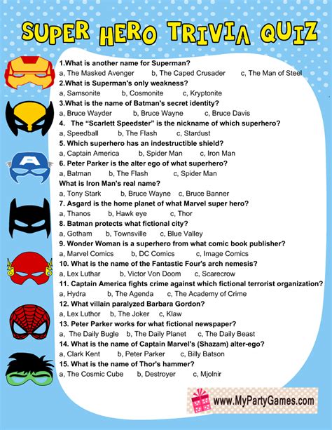 Superhero Logo Quiz With Answers / Guess The Superhero Logos - Miss Kianna