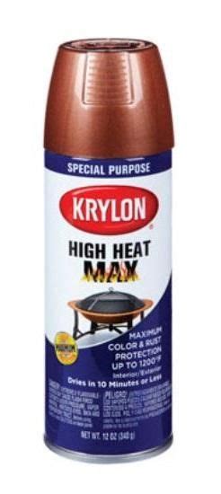 Krylon K01609000 High Heat Max Spray Paint, Copper, 12 Oz | Krylon ...