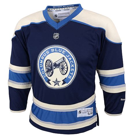 Reebok Columbus Blue Jackets Youth Blue Replica Alternate Jersey