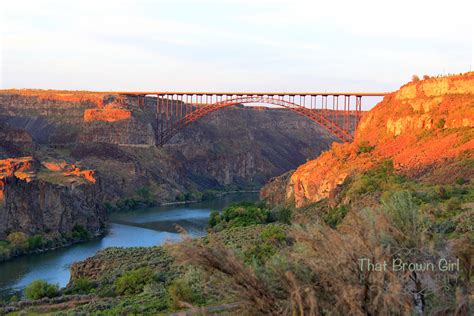 Perrine Bridge in the Snake River Canyon, Twin Falls Idaho Picture - Etsy