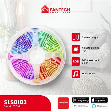 SMART LED STRIP SLS0103 Beli Sekarang - Fantech Official