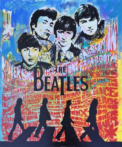 the beatles art kunst Nick Twaalfhoven | Beatles pop art, Neo pop ...