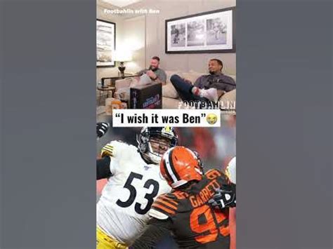 Maurkice Pouncey’s HILARIOUS response to Myles Garrett Helmet Swing😭 #shorts (Footbahlin with ...