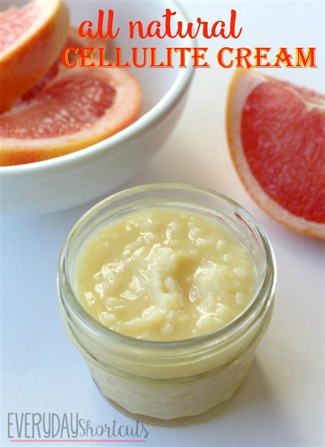 Homemade Cellulite Cream - Everyday Shortcuts