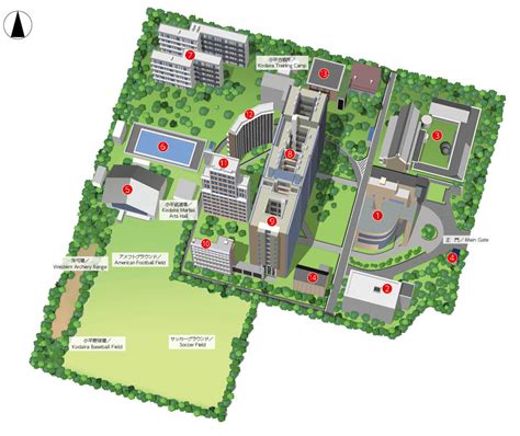 Kodaira International Campus Map | Campus Maps｜Locations｜About Us ...