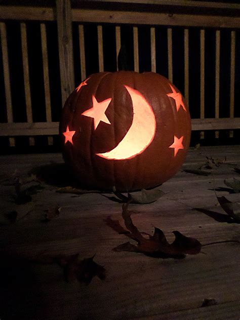 Pumpkin Carving Moon