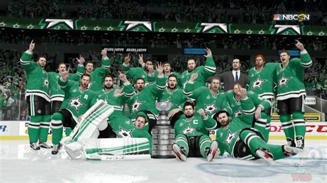 NHL 17 - Dallas Stars Stanley Cup Championship Celebration - YouTube