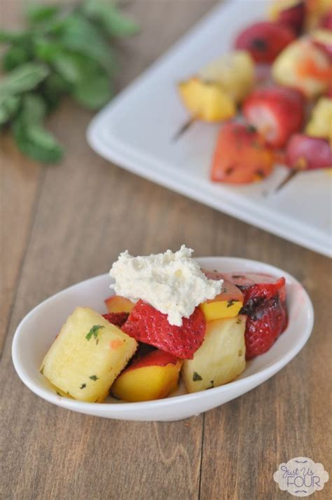 Grilled Fruit Kabobs - My Suburban Kitchen