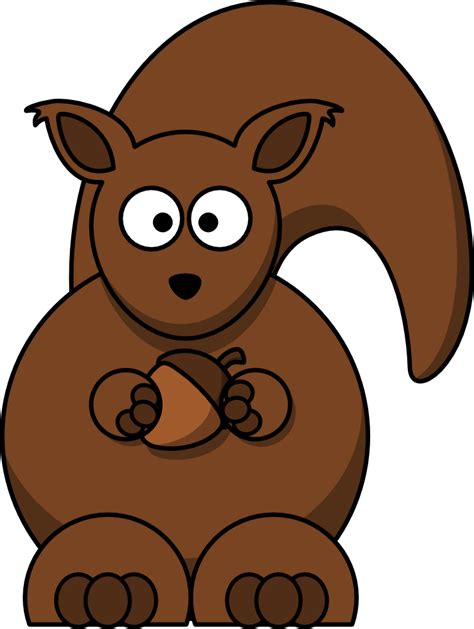 OnlineLabels Clip Art - Cartoon Squirrel - Cliparts.co