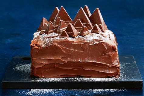 Toblerone Mountain Mud Cake - Cake Recipes