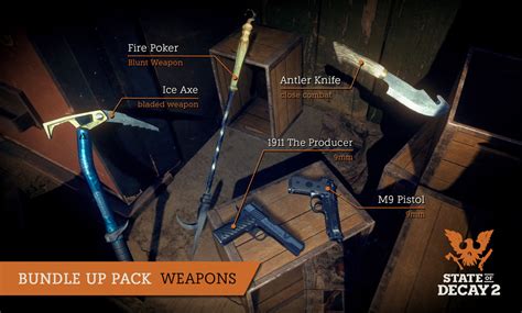 State Of Decay 2 on Twitter: "Check out the new weapons included in the ...