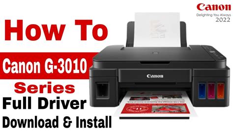 How to Canon G3010 Series Full Driver & Software Download & Install ...