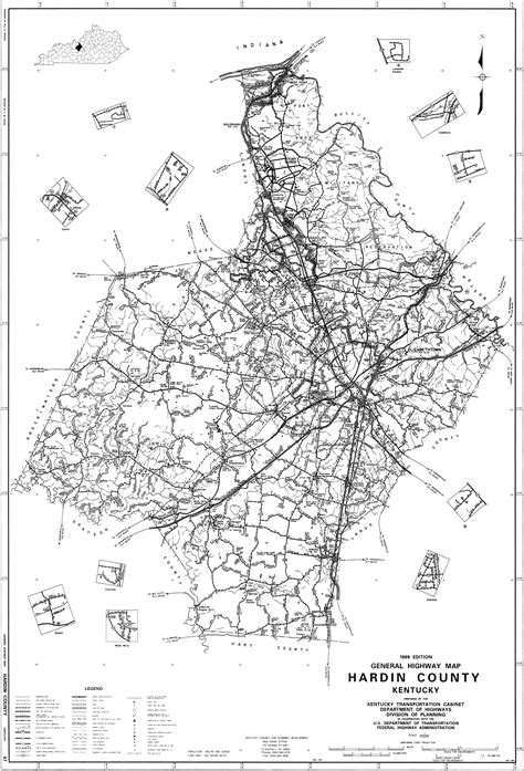 Map Of Hardin County Ky - Hiking In Map