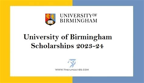 University of Birmingham Scholarships 2023-24